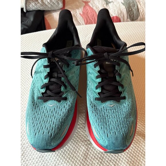 Size 10 - Hoka One One Clifton 8 2E Wide Real Teal Aquarelle